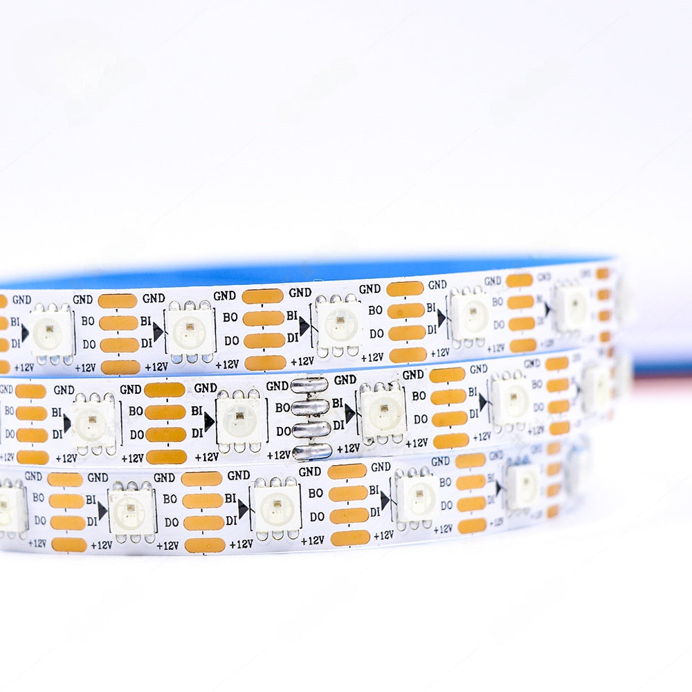 Tira LED RGB direccionable WS2815 12V 5050 | Continuidad de señal dual
