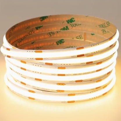 COB LED Strip Light 24V High CRI 95 Dotless Linear Lighting