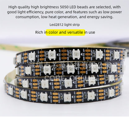 WS2812 5V RGB Addressable LED Strip 5050 | Programmable Pixel LED Strip