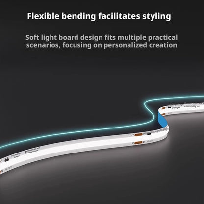 AC 220V COB LED Strip Light | Driverless High Voltage Linear Lighting | Recessed Ceiling Use