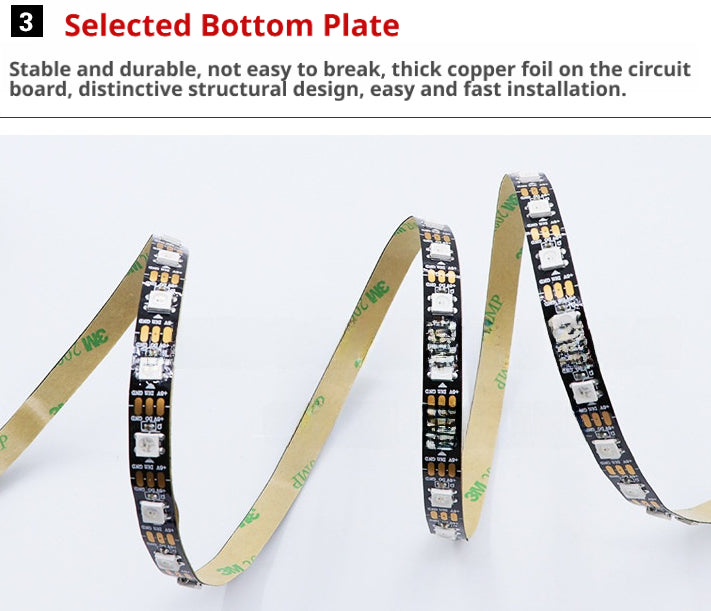 WS2812 5V RGB Addressable LED Strip 5050 | Programmable Pixel LED Strip