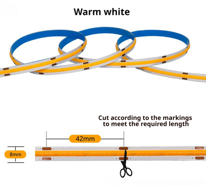 COB LED Strip Light 12V 24V | Low Voltage Flexible Linear Lighting