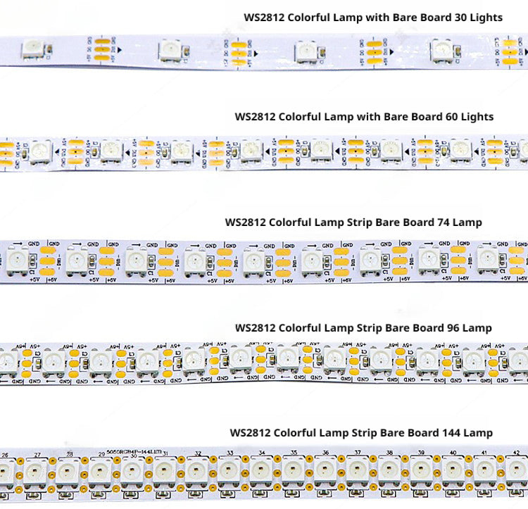 WS2812 5V RGB Addressable LED Strip 5050 | Programmable Pixel LED Strip