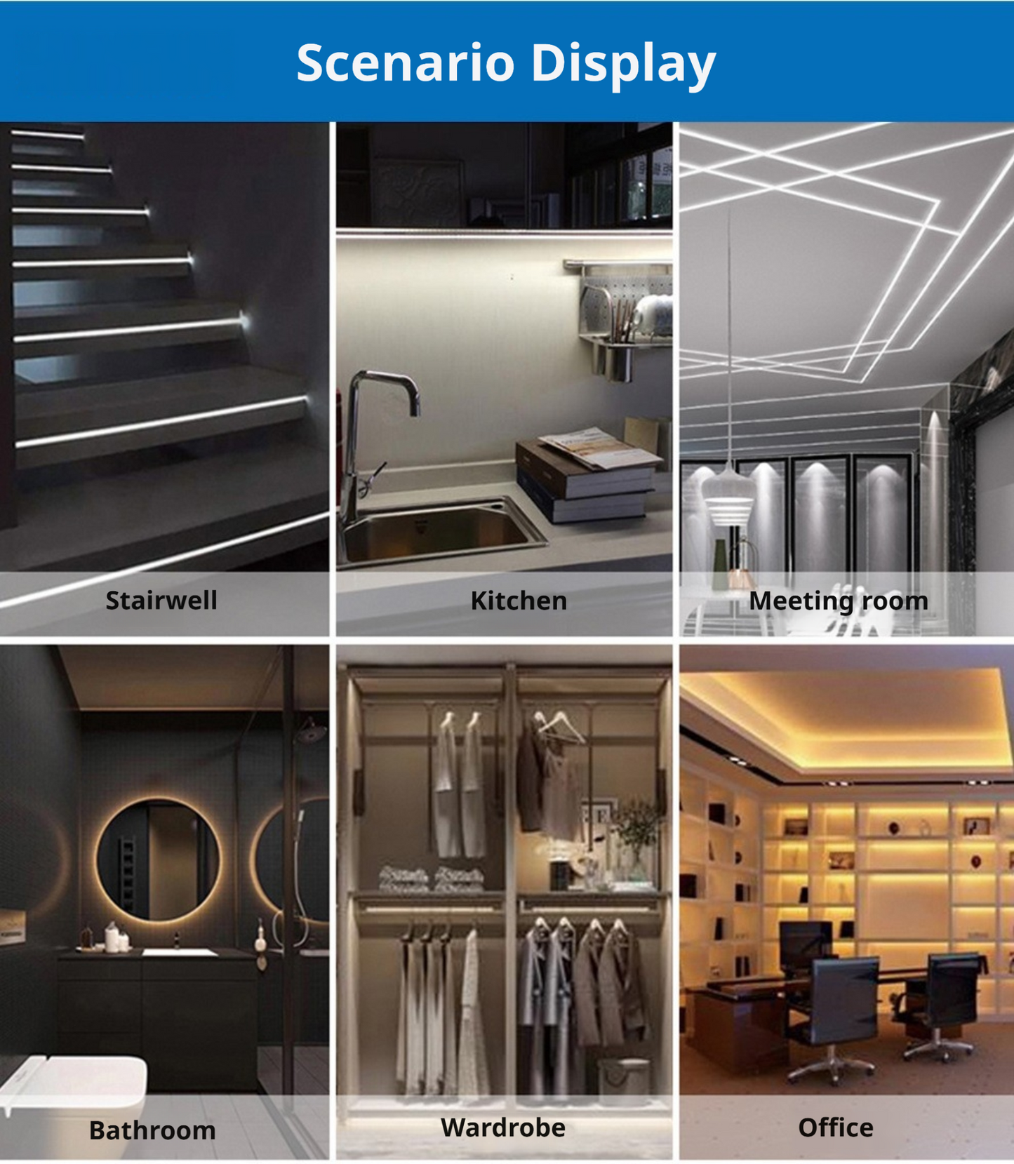 COB LED Strip Light 12V 24V | Low Voltage Flexible Linear Lighting