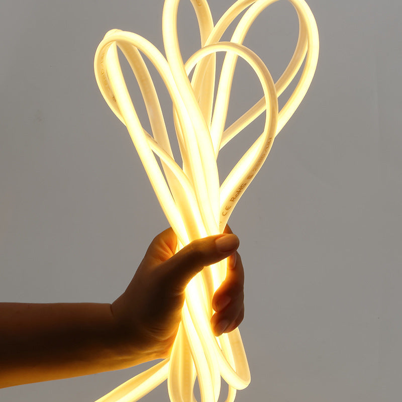 High Voltage COB LED Strip Light 110V 220V Silicone Waterproof Flexible