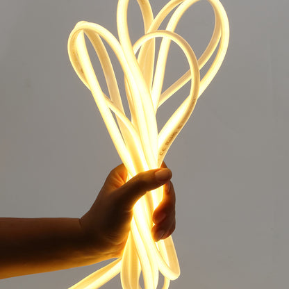 High Voltage COB LED Strip Light 110V 220V Silicone Waterproof Flexible