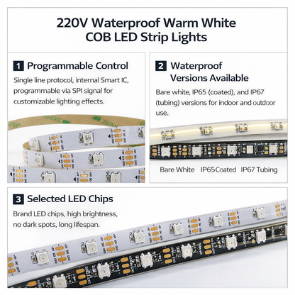 WS2812 5V RGB Addressable LED Strip 5050 | Programmable Pixel LED Strip