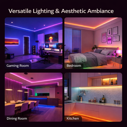 COB LED Strip Light 12V 24V | 3mm Ultra Narrow Flexible Linear Lighting