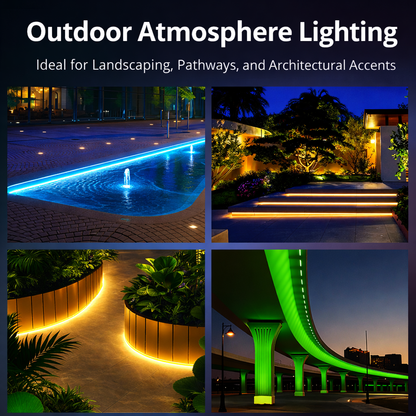 220V COB LED Strip Light | Waterproof Silicone Flexible High Voltage