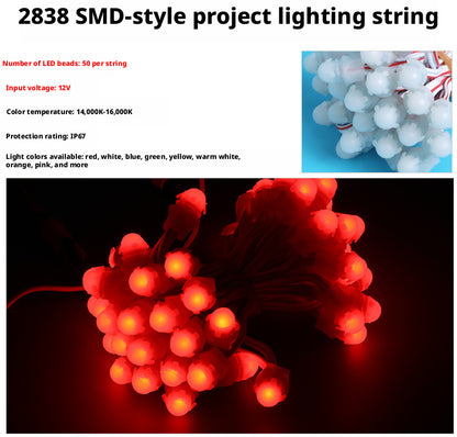 12V 9mm LED Pixel String Light for Signage & Channel Letters (Waterproof)