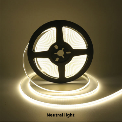 Ultra-Narrow COB LED Strip Light | 2.7–5mm | 5V/12V/24V | High CRI 90
