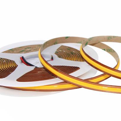 Flexible COB LED Strip Light 12V/24V 8mm | High CRI Dot-Free Cabinet Lighting