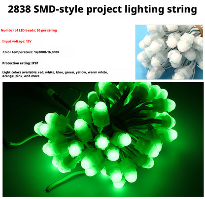 12V 9mm LED Pixel String Light for Signage & Channel Letters (Waterproof)