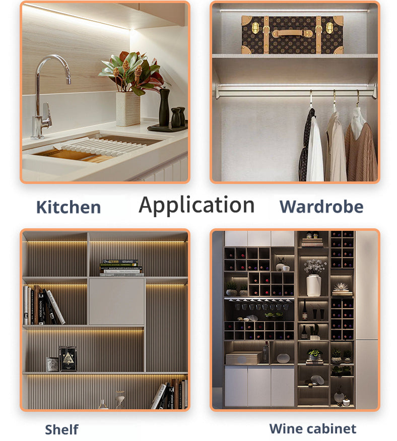 Hand Wave Sensor Switch for LED Cabinet Light 5–24V Infrared Dimmer