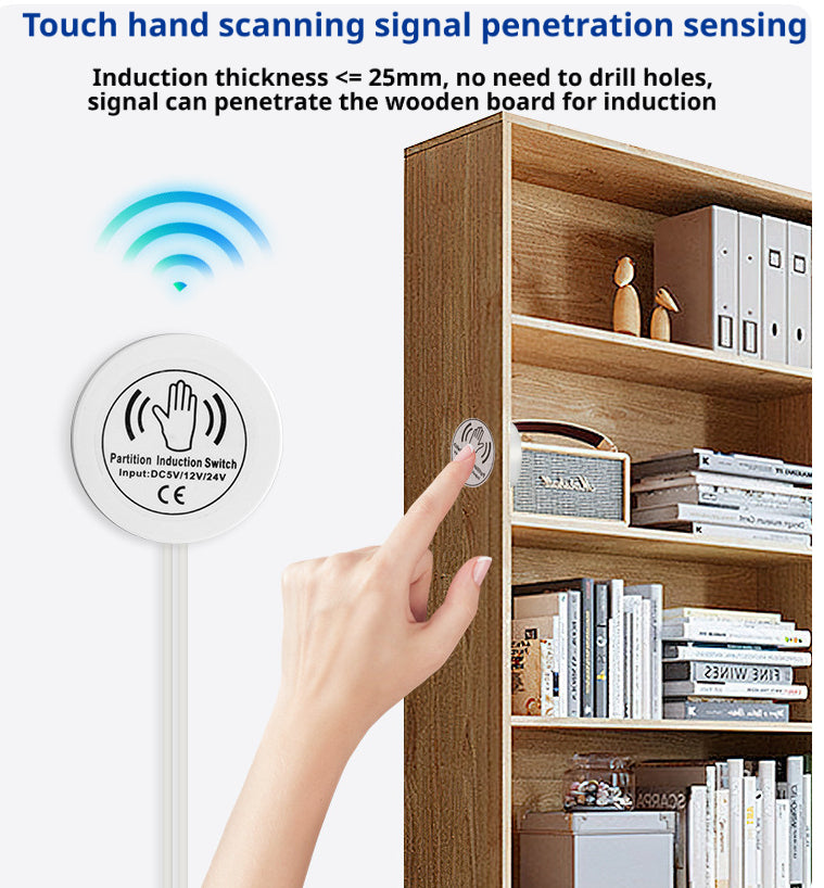 COB LED Strip Light with Hand Wave Motion Sensor | Dimmable Cabinet Lighting