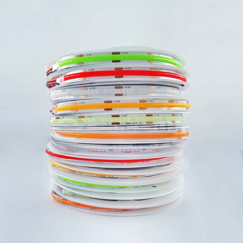 COB LED Strip Light 5V 12V 24V | Flexible Linear Lighting with Adhesive