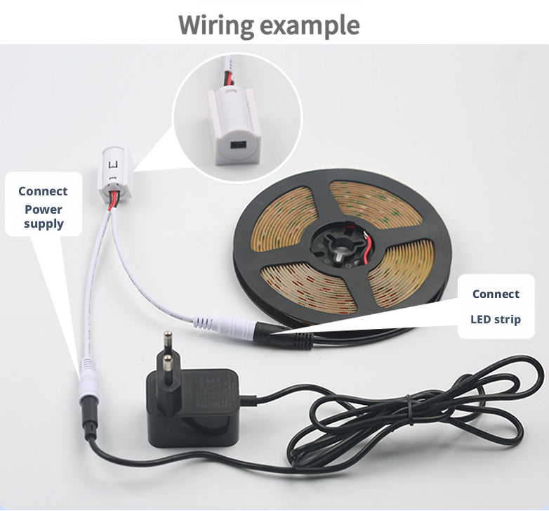 Hand Wave Sensor Switch for LED Cabinet Light 5–24V Infrared Dimmer