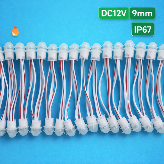 LED Module String Light SMD2838 12V 9mm IP67 Outdoor Sign Light