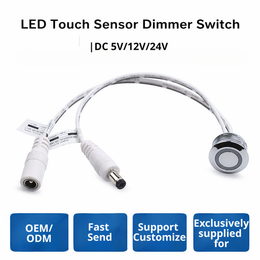 LED Touch Dimmer Switch for LED Strip | DC 5V 12V 24V Controller
